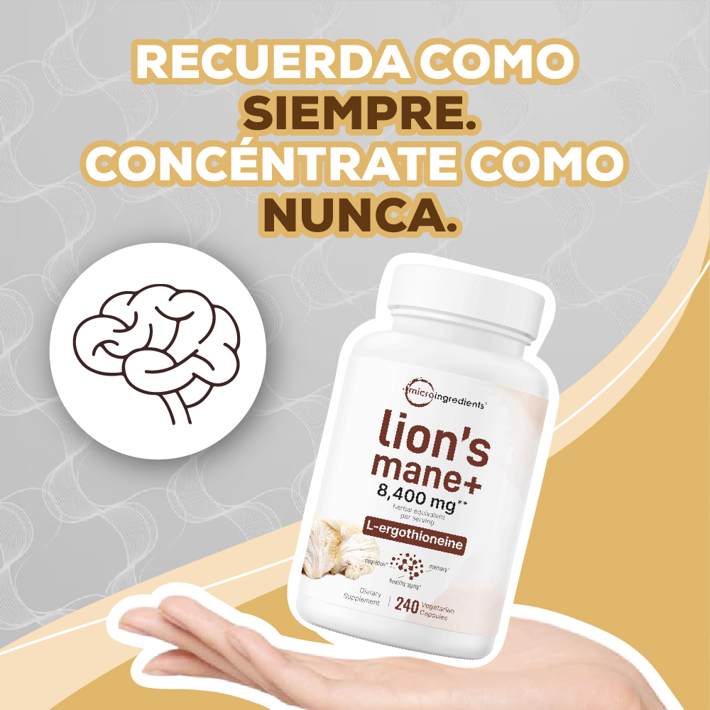 Miniatura 4 de MELENA DE LEÓN CON L-ERGOTIONEÍNA